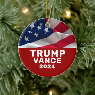 Trump Vance  Keramik Ornament