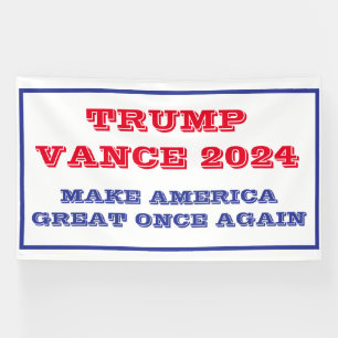 Trump Vance macht Amerika wieder groß Banner