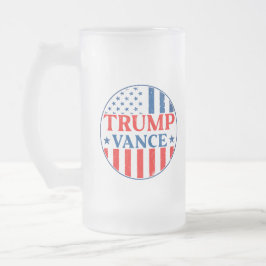 Trump Vance Mattglas Bierglas
