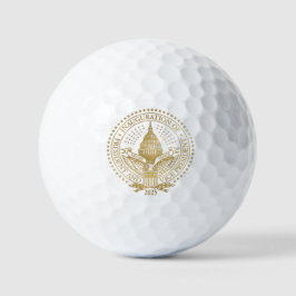 Trump Vance Präsident Einweihung des Logos Golfball