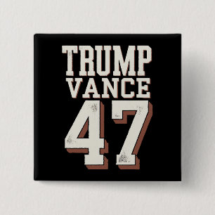 Trump Vance Präsident Vintage Trump Gewinnt Button