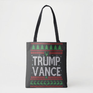 Trump Vance Republikaner Ugly Christmas Sweater Xm Tasche