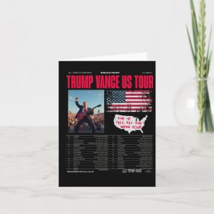 Trump Vance Us Tour Karte