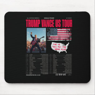 Trump Vance Us Tour Mousepad
