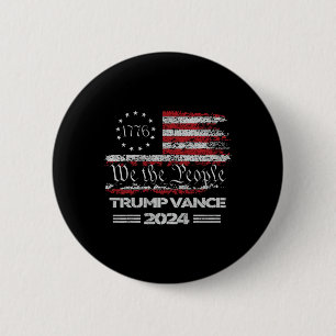 Trump Vance We the People 47. Präsident Trump gewa Button