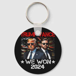 Trump Vance We Won Win Einweihung Tag 2025 47. Schlüsselanhänger