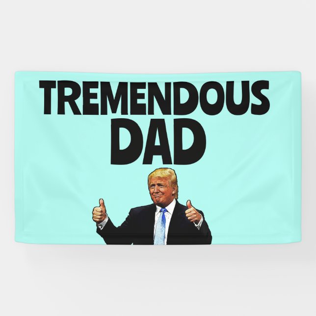 TRUMP VATER BIRTHDAY PARTY BANNER (Horizontal)