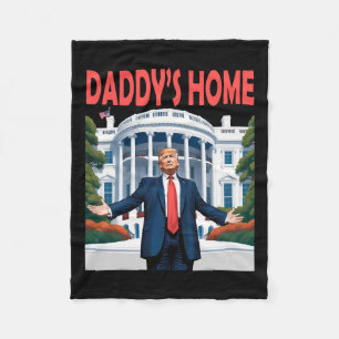 Trump Vatis Zuhause Weißes Haus 1 Fleecedecke