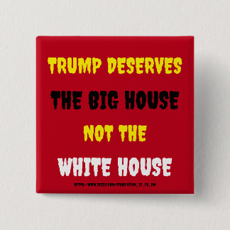 TRUMP VERDIENT DAS GROSSE HAUS NICHT DAS WEISSE HA BUTTON