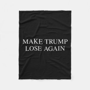 Trump verliert wieder - Anti-Trump-T-Shirt 2024 Fleecedecke