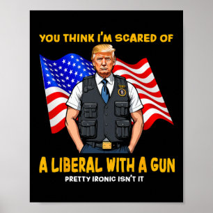 Trump verpasste mir Pennsylvania Rally Patriot USA Poster