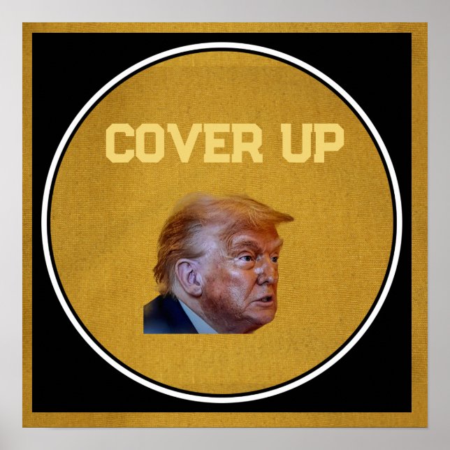 Trump-Verschleierungsplakat Poster (Vorne)