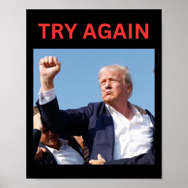 Trump versucht es noch einmal poster (Vorne)