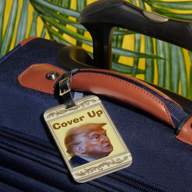 Trump/Vertuschung-Gepäckanhänger Gepäckanhänger (Vorderseite Insitu 1)