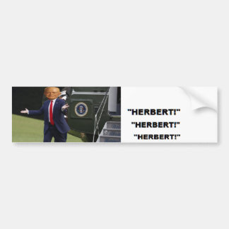 TRUMP verwandelt sich in Herbert Hoover Autoaufkle Autoaufkleber