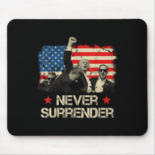 Trump verzichtet nie auf amerikanische Flagge Penn Mousepad