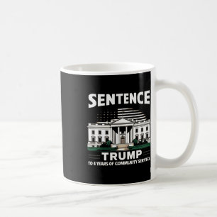 Trump: vier Jahre Dienst der Gemeinschaft für Trum Kaffeetasse