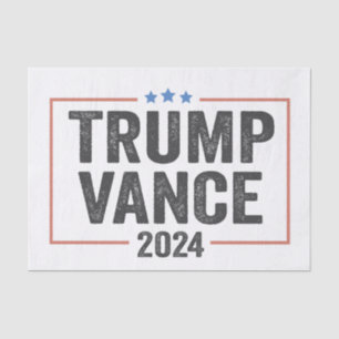 Trump-Vizepräsident Vance 2024 Präsidentschaftswah Seidenpapier