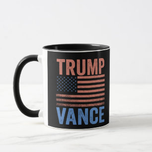Trump-Vizepräsident Vance Flag Tasse
