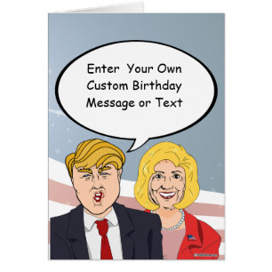 Trump vs Trump Birthday Card - Personnaliser votre