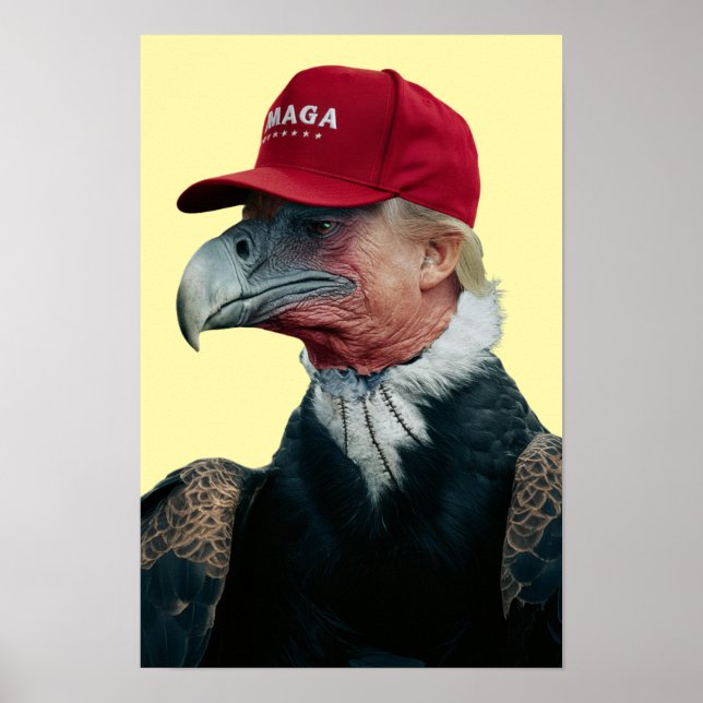 Trump Vulture Poster (Vorne)