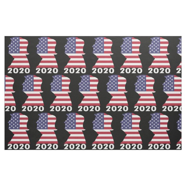 Trump-Wahl 2020-Muster Stoff (Fat Quarter (45,7 x 55,9 cm))
