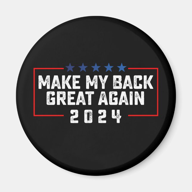 Trump-Wahl 2024 wieder großartig machen Magnet (Vorne)