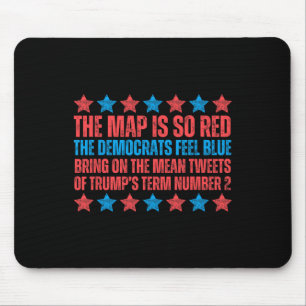 Trump-Wahl-Gedicht-Rote-Karte-Valentinstag-Inaugur Mousepad