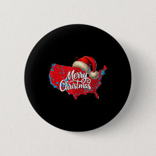 Trump-Wahlkarte Frohe Weihnachten Feiertag Weihnac Button
