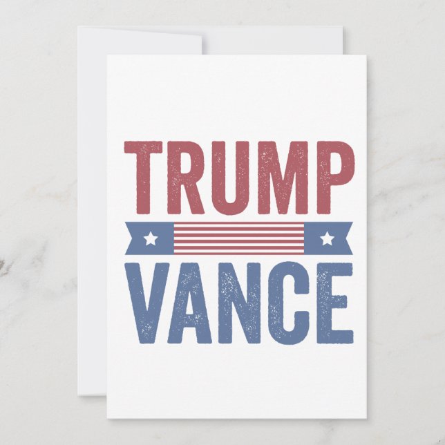 Trump wählt republikanische amerikanische Wahlen W Dankeskarte (Vorderseite)