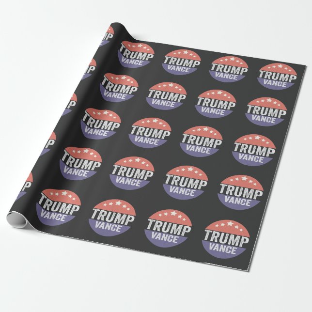 Trump wählt republikanische amerikanische Wahlen W Geschenkpapier (Ungerollt)