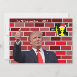 Trump Wall Weihnachten Einladung