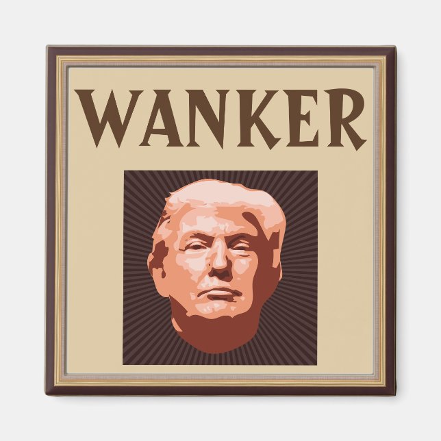 Trump Wanker Magnet (Vorne)