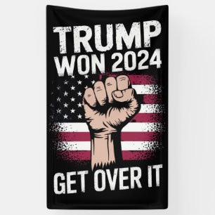 Trump We Won gewinnt Amtseinführung 47 US-Präsiden Banner