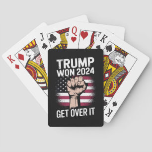 Trump We Won gewinnt Amtseinführung 47 US-Präsiden Spielkarten