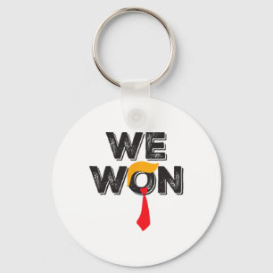 Trump We Won Trump 47. Präsident gewinnt Wahlen Schlüsselanhänger
