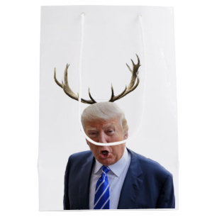Trump Weihnachten: Hirsch, Herr Präsident Mittlere Geschenktüte
