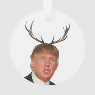 Trump Weihnachten: Hirsch, Herr Präsident Ornament