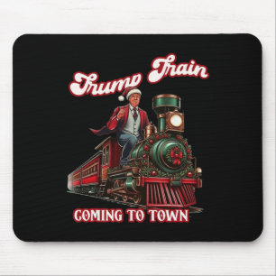 Trump: Weihnachten in die Stadt Santa Trump 2 Mousepad