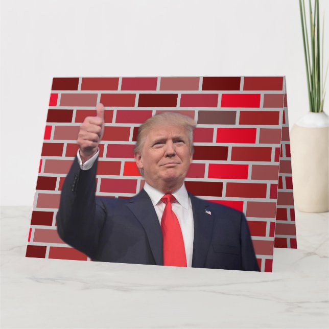 Trump Weihnachten Karte (Vorderseite)