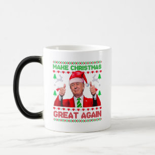 Trump Weihnachten Tasse, Weihnachten wieder groß m Verwandlungstasse