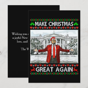 Trump-Weihnachtsmannmütze Weihnachten wieder gro