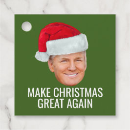 Trump-Weihnachtsmannmütze Weihnachten wieder großa Geschenkanhänger