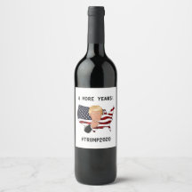 Trump Weinetikett-Set