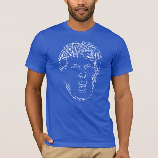 Trump - weiß - Anti-Trump - T-Shirt (Vorderseite)