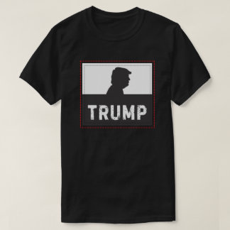 Trump Weiß Grau Rot T-Shirt