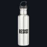 Trump Widerstand gegen Trump Protest gegen politis Edelstahlflasche<br><div class="desc">Trump Widerstand gegen Trump Protest gegen politischen Protest</div>