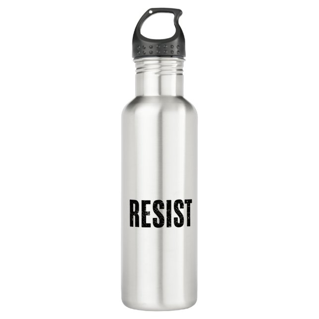 Trump Widerstand gegen Trump Protest gegen politis Edelstahlflasche (Vorderseite)
