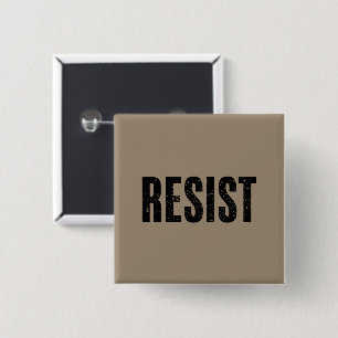 Trump widerstehe Trump Protest Anti Politische Pro Button