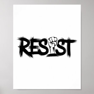 Trump widerstehen Trump Protest Anti-Politischer P Poster